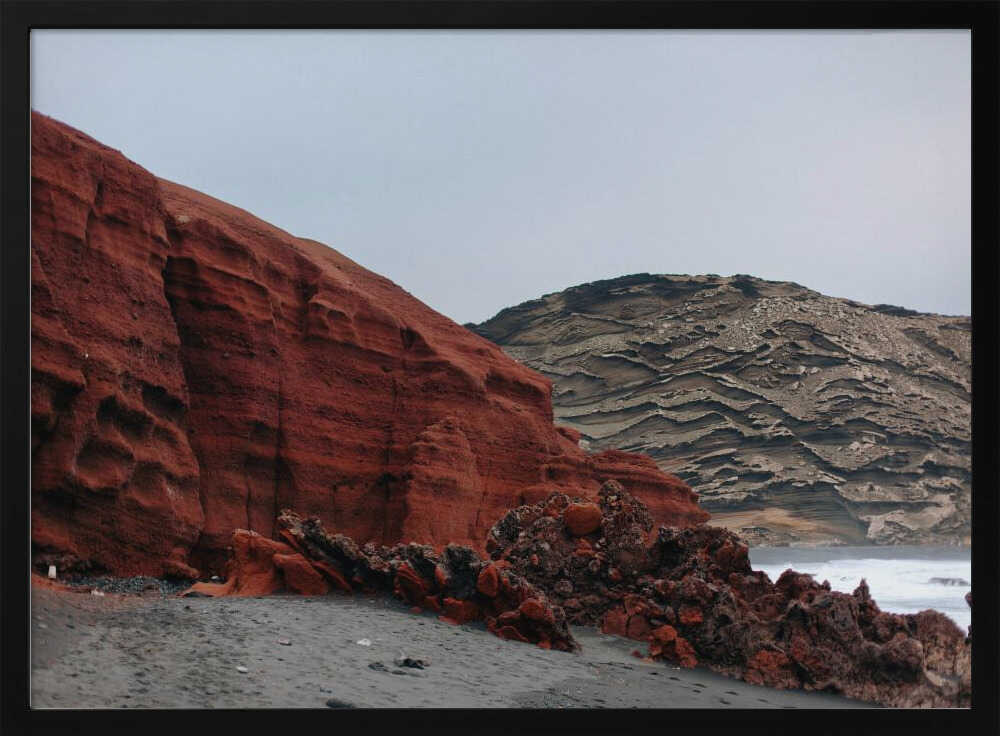 Volcanic Silence Art Print UK — Dark Moody Dark Wall Art — Office — Wall It All Prints