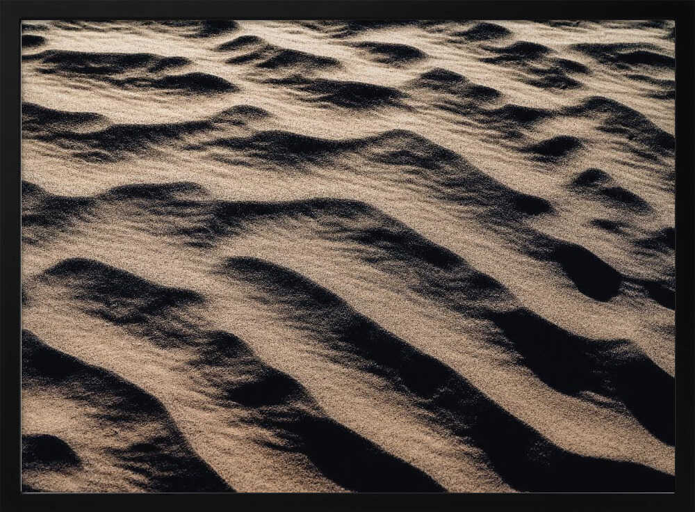 Desert Sand Waves Art Print UK — Abstract Calm Wall Art — Living Room — Wall It All Prints