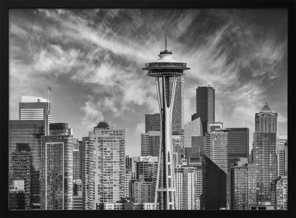 Seattle Space Needle Skyline Melanie Viola