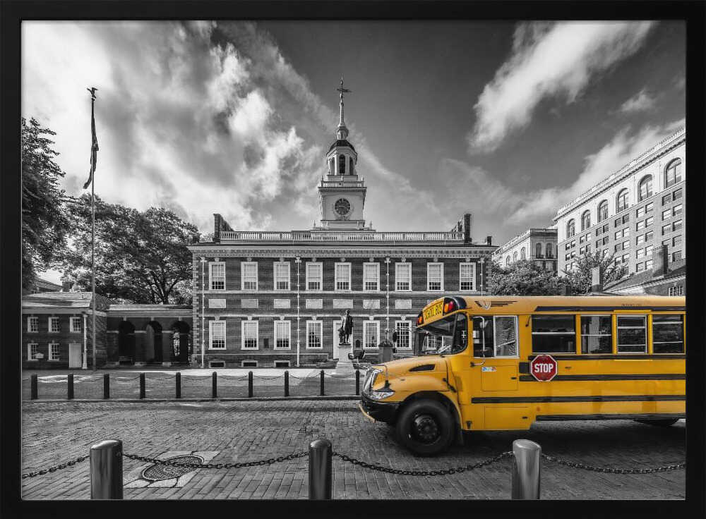 School Bus at Independence Hall Melanie Viola