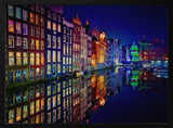 Vibrant Canal City Night