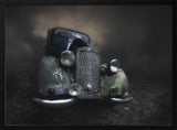 Moody Vintage Automobile Art Print UK — Dark Moody Dark Wall Art — Living Room — Wall It All Prints