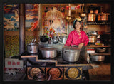 Woman in Traditional Kitchen