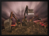 Industrial Excavators Sunset