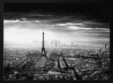 Eiffel Tower over Paris