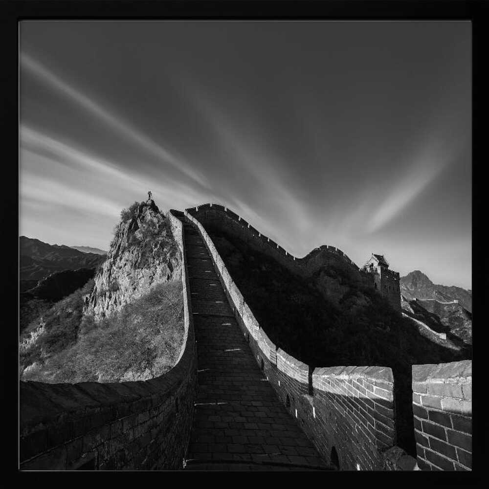 Great Wall Journey Art Print UK — Japanese Dark Wall Art — Living Room — Wall It All Prints