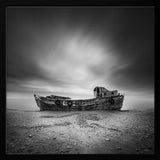 Moody Abandoned Boat