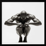 Focused Muscular Man