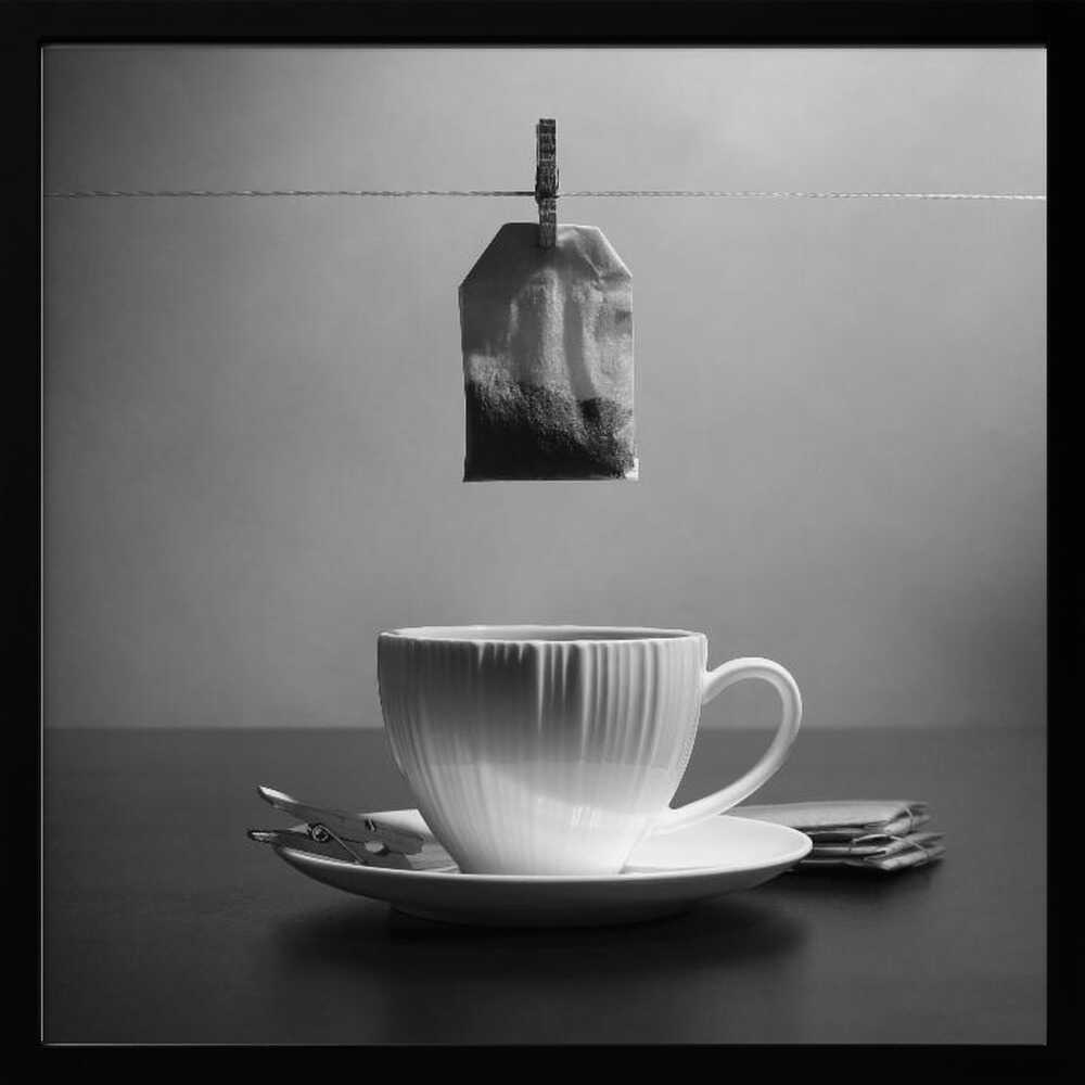 Hanging Tea Ritual Art Print UK — Abstract Calm Wall Art — Bedroom — Wall It All Prints
