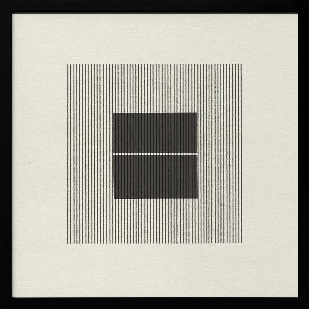 Line Harmony Art Print UK — Abstract Dark Wall Art — Office — Wall It All Prints