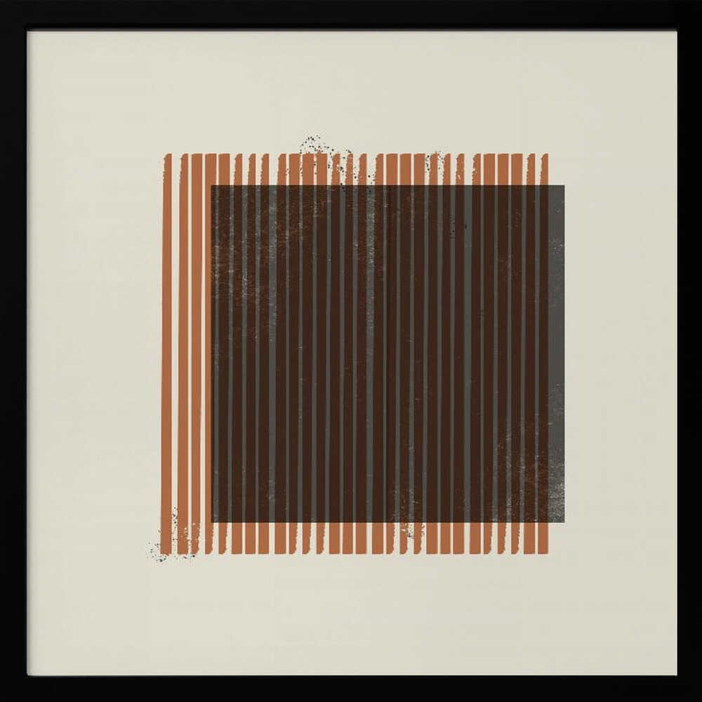 Striped Enigma Art Print UK — Abstract Minimal Wall Art — Office — Wall It All Prints