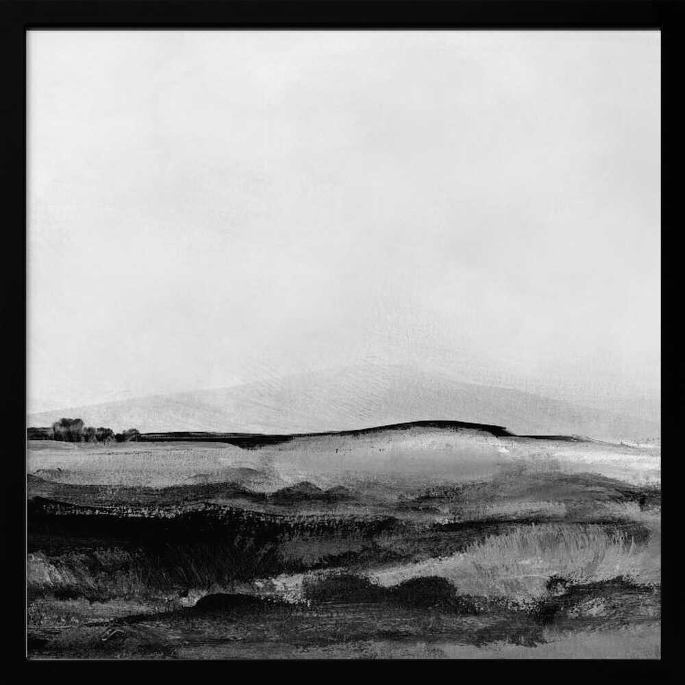 Mono Landscape No1 Art Print UK — Abstract Vibrant Wall Art — Bedroom — Wall It All Prints
