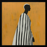 Elegant Striped Figure