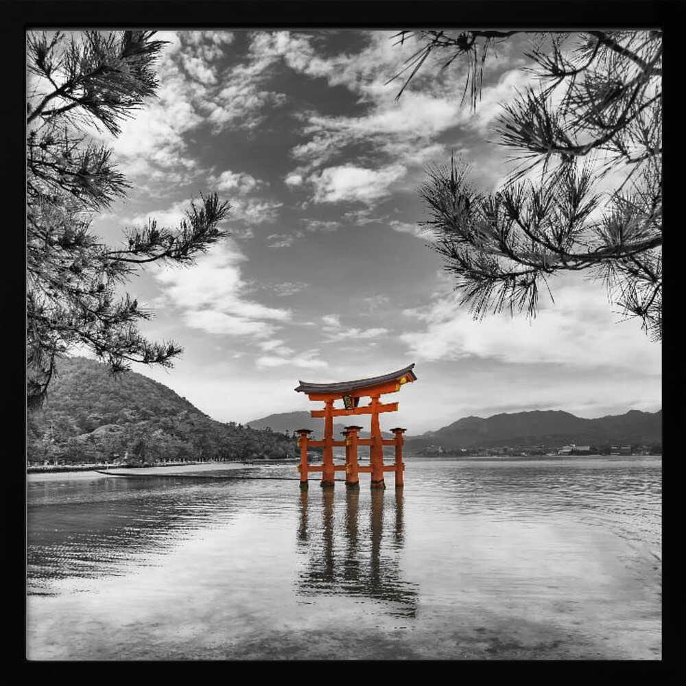 Miyajima Torii Gate Art Print UK — Japanese Calm Wall Art — Bedroom — Wall It All Prints
