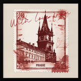 Prague Historic Tower Stamp