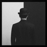 Bowler Hat Gentleman Art Print UK — Dark Moody Dark Wall Art — Office — Wall It All Prints