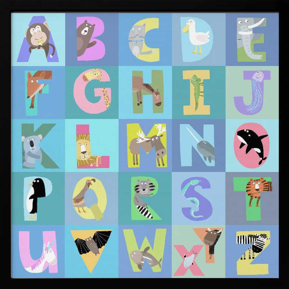 Whimsical Animal Alphabet