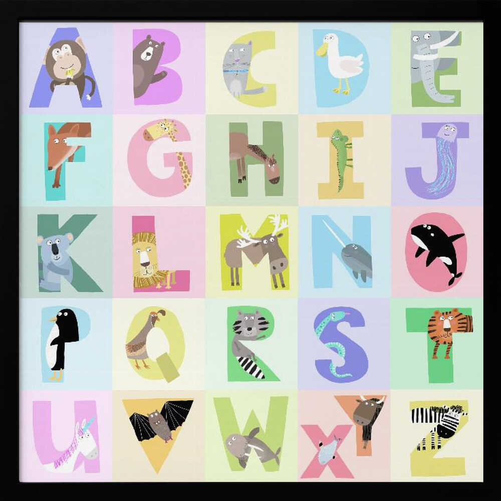 Colorful Animal ABCs