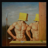 Enigmatic Figures Yellow Boxes