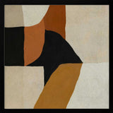 Warm Abstract Forms Art Print UK — Abstract Vibrant Wall Art — Office — Wall It All Prints