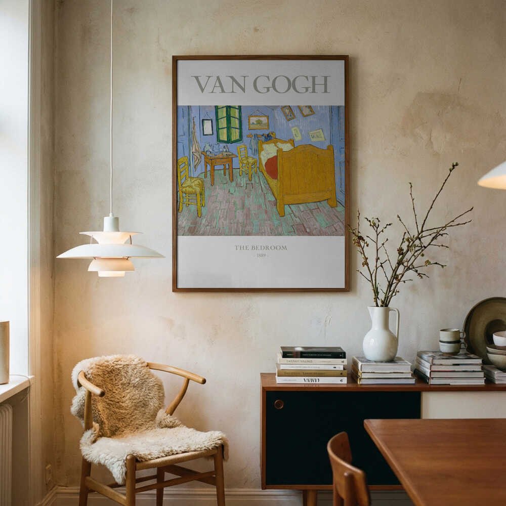 The Bedroom Art Print UK — Impressionist Vibrant Wall Art — Bedroom — Wall It All Prints