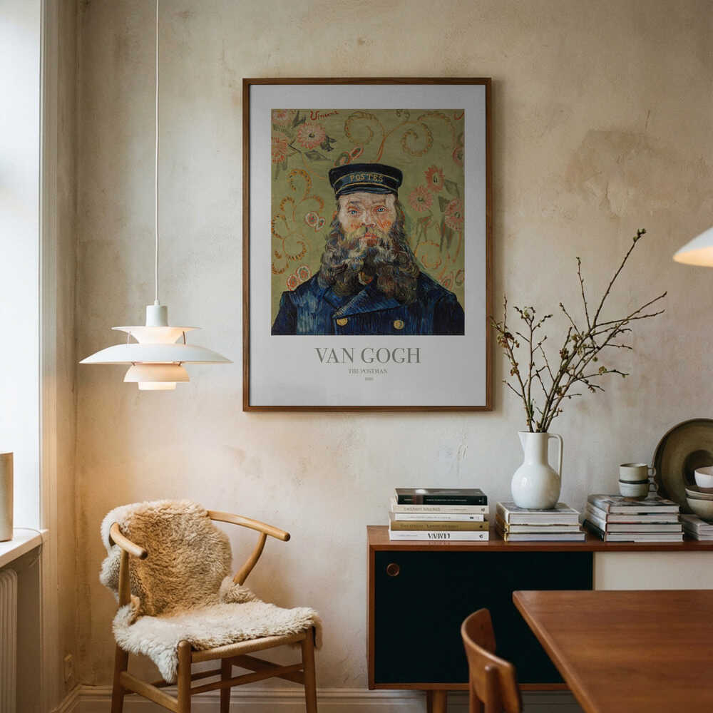 The Postman Art Print UK — Portrait Fresh Wall Art — Living Room — Wall It All Prints