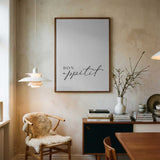 Bon Appetit Dining Quote