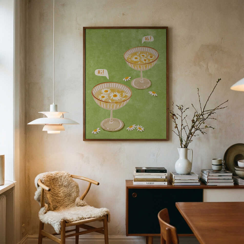 Untitled Art Print UK — Botanical Vibrant Wall Art — Kitchen — Wall It All Prints