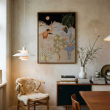 Moonlightdance Art Print UK — Botanical Vibrant Wall Art — Living Room — Wall It All Prints