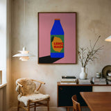 Lemo Nade Art Print UK — Food Vibrant Wall Art — Kitchen — Wall It All Prints