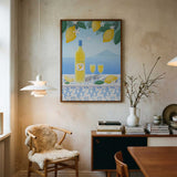 Limoncello Art Print UK — Botanical Vibrant Wall Art — Kitchen — Wall It All Prints