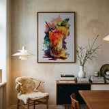 Vibrant Watercolor Cocktail