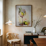 Watercolor Gin Tonic
