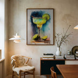 Vibrant Watercolor Margarita