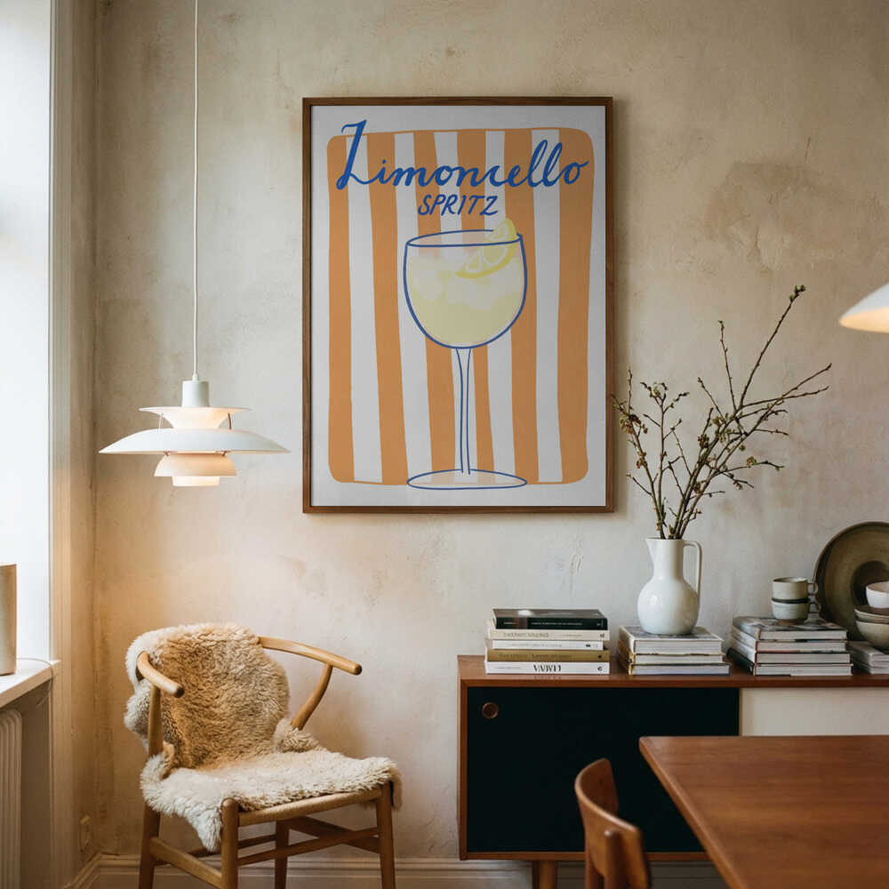 Citrus Delight Art Print UK — Food Calm Wall Art — Kitchen — Wall It All Prints