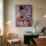Cozy Morning Pastries Art Print UK — Food Vibrant Wall Art — Kitchen — Wall It All Prints