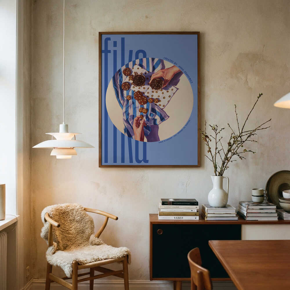 Made In Sweden Art Print UK — Abstract Vibrant Wall Art — Kitchen — Wall It All Prints