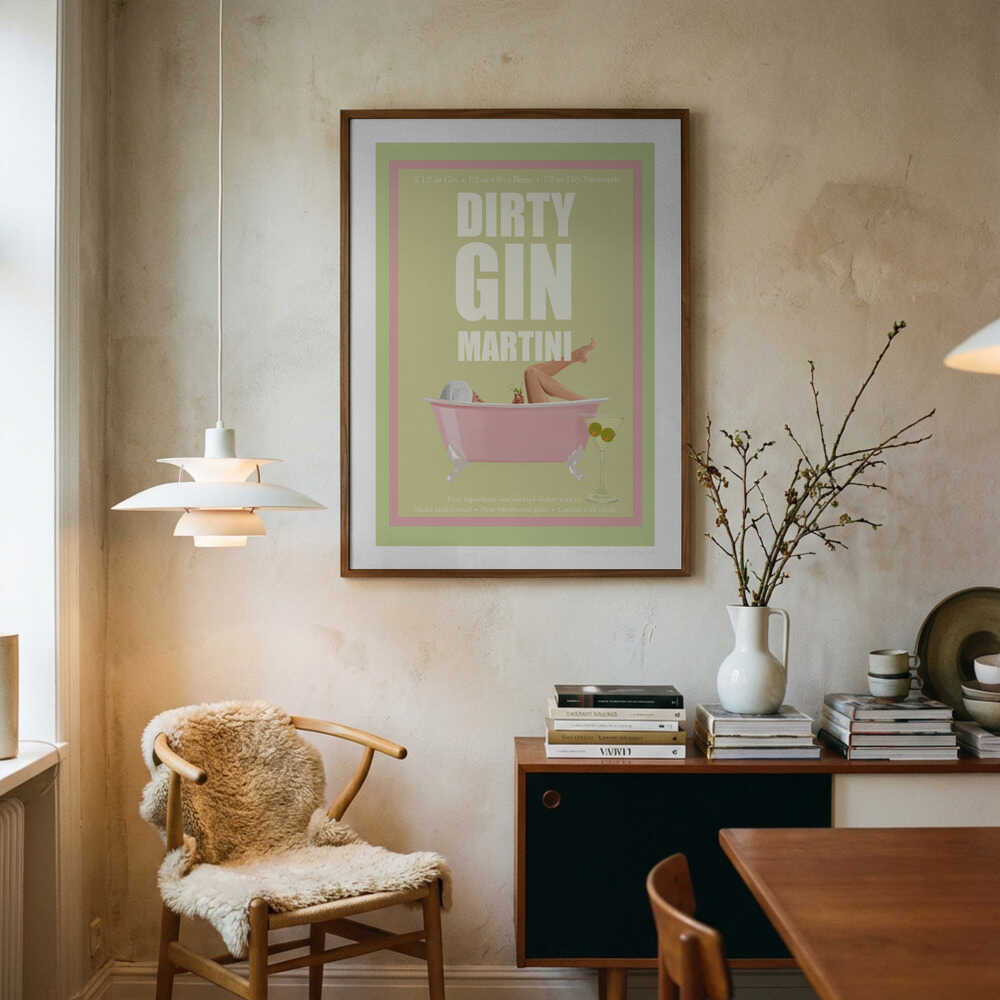 Untitled Art Print UK — Abstract Vibrant Wall Art — Living Room — Wall It All Prints