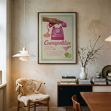 Jlr Cocktails Cosmopolitan Art Print UK — Vintage Vibrant Wall Art — Living Room — Wall It All Prints