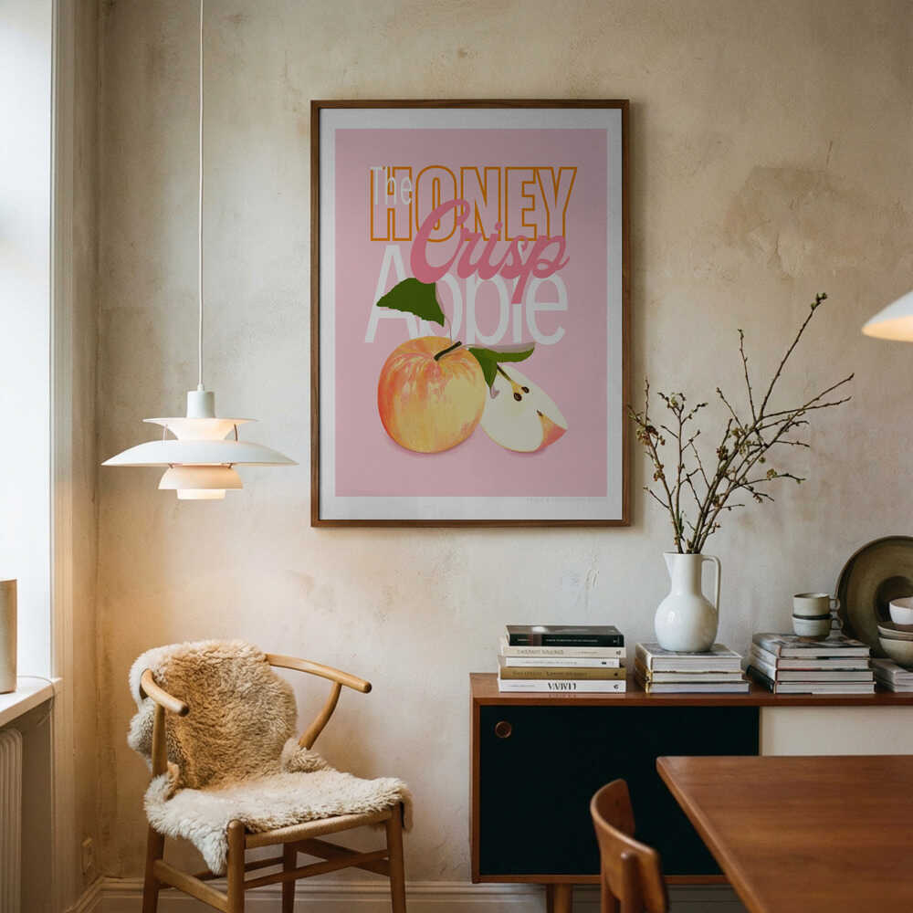 Pandchoneycrispapple Copy Art Print UK — Botanical Vibrant Wall Art — Kitchen — Wall It All Prints