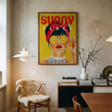 A Sunny Place For Shady Ladies Orange Pinup Art