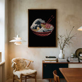 Great Ramen Wave Art Print UK — Japanese Vibrant Wall Art — Kitchen — Wall It All Prints