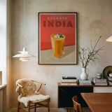 Travel Poster Cocktail Kolkata India