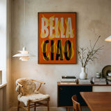 Bella Ciao Art Print UK — Japanese Vibrant Wall Art — Bathroom — Wall It All Prints