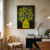 Vibrant Limoncello Lemons Art Print UK — Botanical Vibrant Wall Art — Kitchen — Wall It All Prints