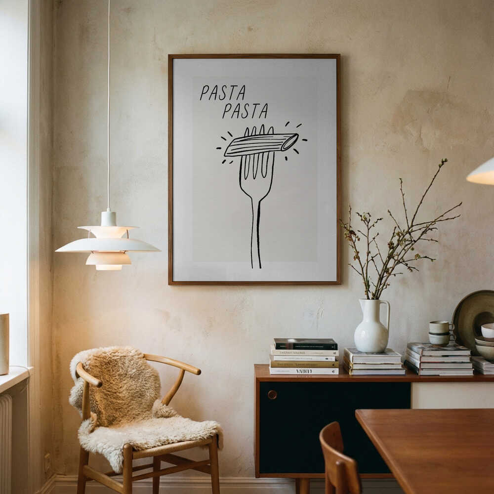 Untitled Art Print UK — Abstract Dark Wall Art — Kitchen — Wall It All Prints