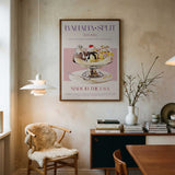 Classic Banana Split Art Print UK — Vintage Vibrant Wall Art — Kitchen — Wall It All Prints