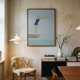 Classic Swim Moment Art Print UK — Portrait Vibrant Wall Art — Living Room — Wall It All Prints