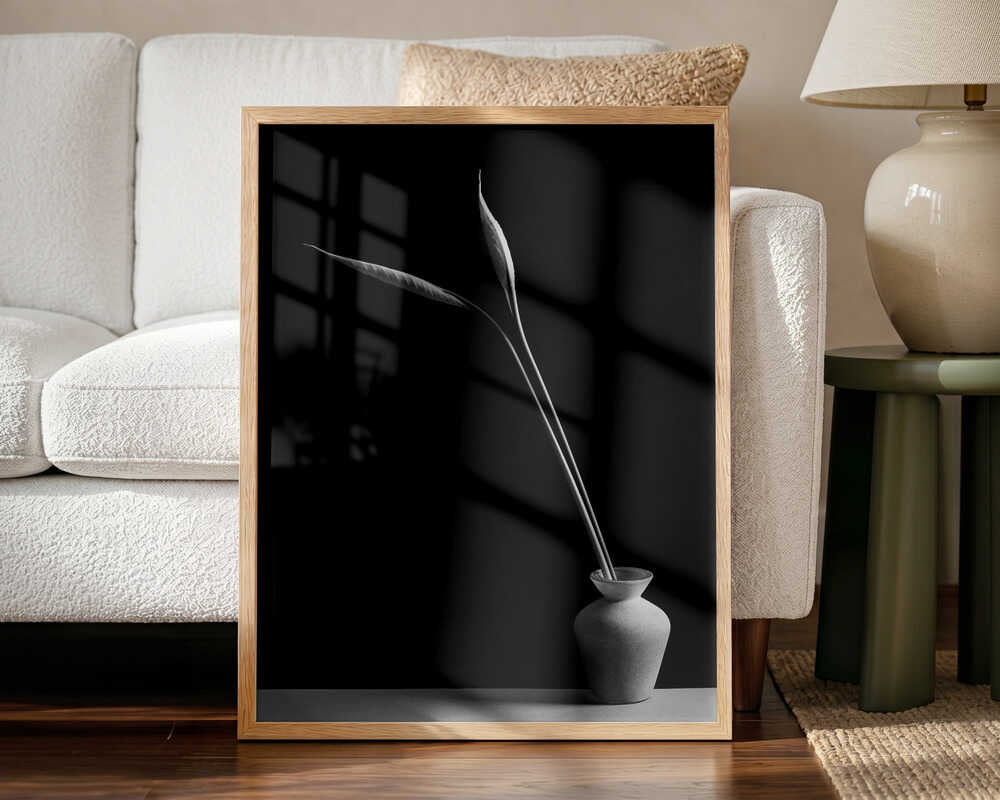 Elegant Botanical Still Life Art Print UK — Japanese Calm Wall Art — Bedroom — Wall It All Prints
