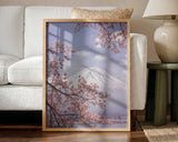 Mount Fuji Cherry Blossoms Art Print UK — Japanese Calm Wall Art — Living Room — Wall It All Prints